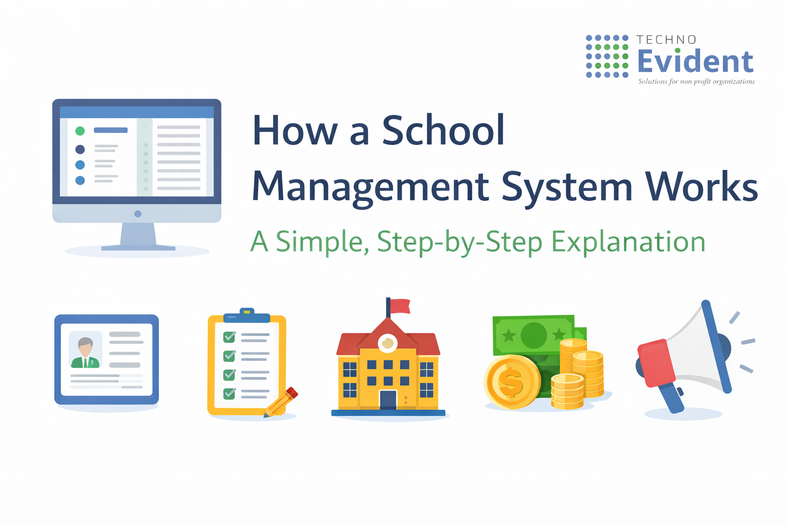 how a school management system works